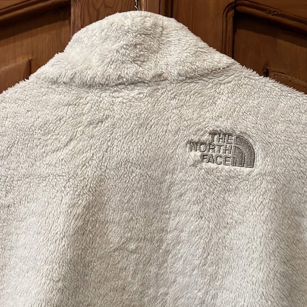 The North Face Jacket Women’s,Sz:SM/P White Osito Fleece Full Zip Pockets Casual - Picture 7 of 10